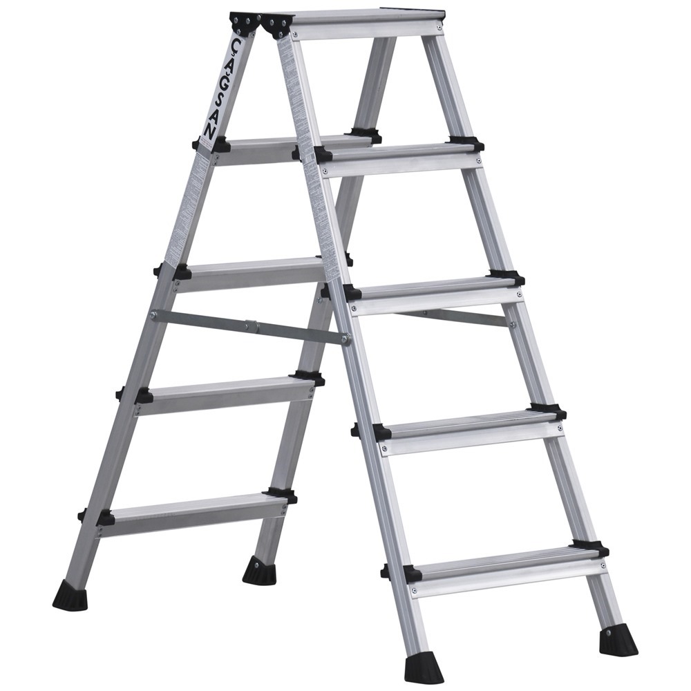 Aluminijumske Merdevine Ol 5 Gazista Dvodelne Aluminijumske Merdevine Ol 5 Gazista